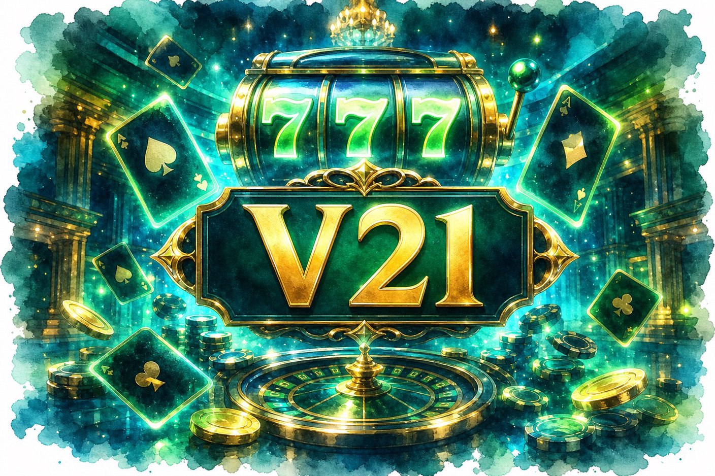 Ilustrasi daftar hadiah pendaftaran dan bonus main di V21